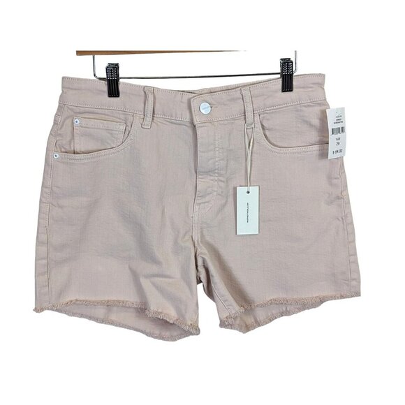 Ibiza Pants - Warp + Weft Jean Shorts Women size 8/29 High Rise Pink Denim Rosewater Western